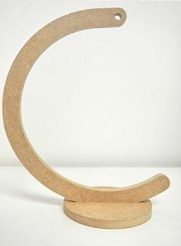 soporte circular para colgar elementos cortado con router cnc